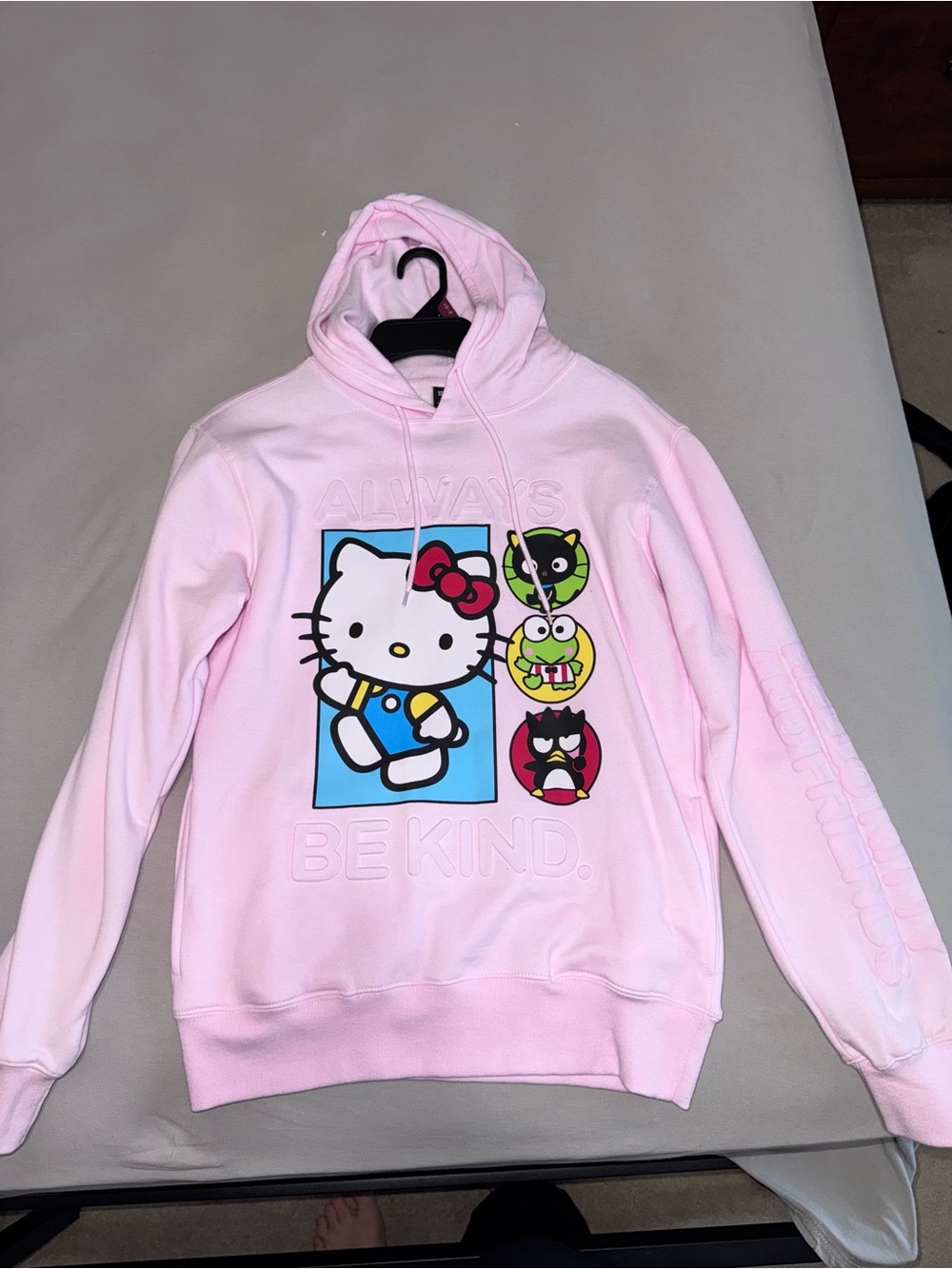 Sanrio Hello Kitty Pink Graphic Crewneck Hoodie